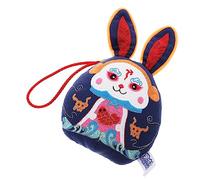 CHICAMPERA Peluche Conejo de Año Adorable Muñeco de Mascota con Diseño Vivid para Decoración y para Colgar Casa o Coche Suave para