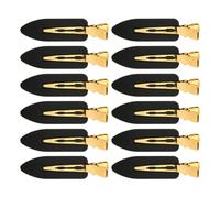 CHICAMPERA Pinzas Cabello sin Arrugas para Mujer, Pack 12 Unidades Pequeñas de Superficie Lisa, Ideales para Peinar y Fijar Flequillo sin Marcas, Aptas para Cabello Seco y Mojado, Accesorio