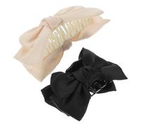 CHICAMPERA Pinzas Pelo Forma de Lazo para Mujer, 2 Piezas, Material Plástico Ligero, Fácil de Usar, Ideales para Cabello Fino y Grueso Durante Ejercicio o Limpieza