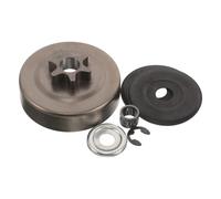 CHICAMPERA Plato Pasivo de Motosierra, Kit de Embrague y Piñón Compatible con Stihl Ms170 y Ms180, Acero y Plástico, para Mantenimiento de Jardín y Corte de Madera