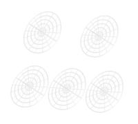 CHICAMPERA Prensa para Frascos de Kimchi y Verduras Fermentadas, Rejilla Redonda de 12 Cm, 5 Piezas, Estante de Presión para Encurtidos, Kit para Fermentación Casera y Uso Industrial