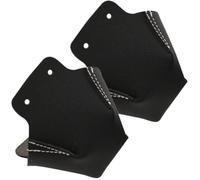 CHICAMPERA Protector de Punteras de Cuero para Patines de Ruedas Negro, 2 Piezas Portátiles Diseño Simple y Apariencia Hermosa para Proteger Dedos y Prolongar Vida Útil