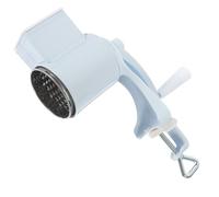 CHICAMPERA Rallador de Queso y Nueces Manual de Metal Blanco Cilindro Desmontable, Rallador Multifuncional para Cocina sin Electricidad, Herramienta para Rallar Chocolate y Frutos Secos, 1