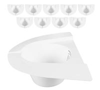 CHICAMPERA Recipiente de Recogida para Mujeres de 800ml, Plástico Blanco Seguro Gran Capacidad para Muestras Médicas en Baño