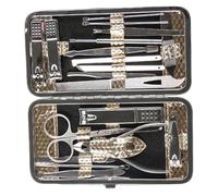 CHICAMPERA Set de Manicura Profesional Cortaúñas de Acero al Carbono de 19 Piezas y Cuidado Completo de Uñas para Uso para Hombre y Mujer