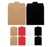 CHICAMPERA Sobres para CD y DVD 20 Unidades de Papel Kraft en Colores Variados para Almacenamiento Seguro y Orden en Colecciones y Hogar