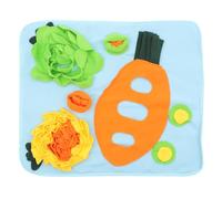 CHICAMPERA Tapete para Buscar Comida para Conejos de Franela, Dispensador de Premios y Juguete para Comer Lentamente Diseño Adorable y Resistente para Mascotas Pequeñas