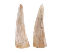 CHICAMPERA Taza De Cuerno Vikingo Medieval 16-20 Cm Natural Vaso De Buey Artesanal Para Whisky Vino Cerveza Accesorio Festivo y Decorativo Juego De 2 Unidades