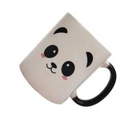 CHICAMPERA Taza que Cambia de Color Diseño de Panda de Cerámica, Capacidad 350ml, Borde Pulido y Asa Ergonómica para Uso en Casa o Cafetería