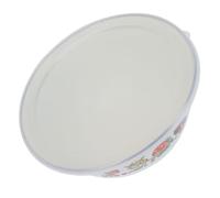 CHICAMPERA Tazón de Esmalte con Tapa para para Ensaladas Pasta y Snacks Contenedor de Alimentos para Congelar y Servir Picnic Diseño Antiguo Capacidad Espaciosa y