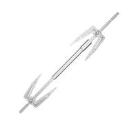 CHICAMPERA Tenedor para Freidora de Aire para Pollo Asado Desmontable y Fácil de Almacenar de Acero Inoxidable Adecuado para Asador de Pollos en Bbq y Cocina