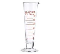 CHICAMPERA Vaso Medidor de Vidrio Base Estable para Experimentos de Química Graduaciones Elevadas y Resistencia al Calor Herramienta de Medición Precisa para y Cocina