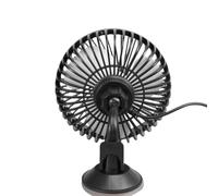 CHICAMPERA Ventilador de Refrigeración para Coche 12v 24v USB Silenciosa y Material Abs, Adecuado para Celebracion Verano Interior del Vehículo