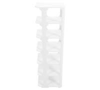 CHICAMPERA Zapatero Diseño Estrecho y Resistente Blanco de Plástico de 7 Niveles Estantería Multiusos para Organizar Zapatos en Casa para Entrada