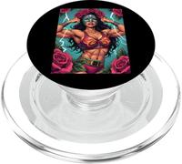 Chicana Mexicana Latina Luchadora Poder PopSockets PopGrip para MagSafe