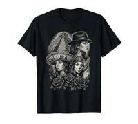 Chicano Cultura Latina Mujeres Pirámide Rosas Arte Camiseta