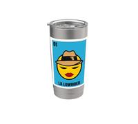Chicano Culture Design - La Lowrider Vaso térmico de acero inoxidable de doble pared