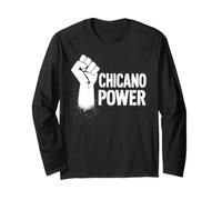 Chicano Power Mexicana México Brown Fuerte Latina Raza Barrio Manga Larga