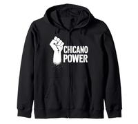 Chicano Power Mexicana México Brown Fuerte Latina Raza Barrio Sudadera con Capucha