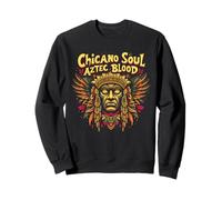 Chicano Soul Azteca Sangre Mexicana Latino Arte Sudadera