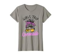 Chicas a Juego Coronado California moño desordenado Camiseta