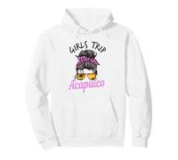 Chicas a Juego Viaje Acapulco México moño desordenado Sudadera con Capucha