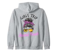 Chicas a Juego Viaje Akumal Beach México moño desordenado Sudadera con Capucha