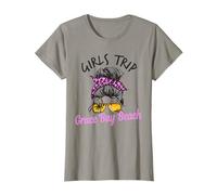 Chicas a Juego Viaje Grace Bay Beach moño desordenado Camiseta