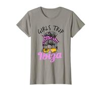Chicas a Juego Viaje Ibiza España moño desordenado Camiseta