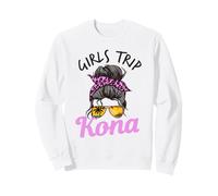 Chicas a Juego Viaje Kona Big Island moño de Pelo desordenado Sudadera