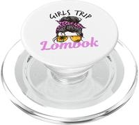 Chicas a Juego Viaje Lombok moño desordenado PopSockets PopGrip para MagSafe