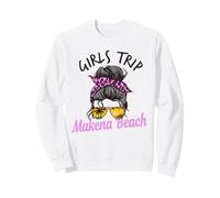 Chicas a Juego Viaje Makena Beach moño desordenado Sudadera