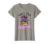 Chicas a Juego Viaje Menorca moño desordenado Camiseta