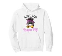 Chicas a Juego Viaje Tampa Bay Florida moño desordenado Sudadera con Capucha