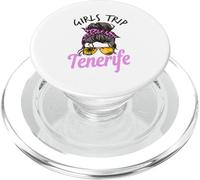 Chicas a Juego Viaje Tenerife moño desordenado PopSockets PopGrip para MagSafe