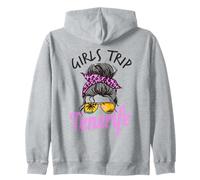 Chicas a Juego Viaje Tenerife moño desordenado Sudadera con Capucha