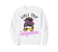 Chicas a Juego Viaje Zakynthos moño desordenado Sudadera