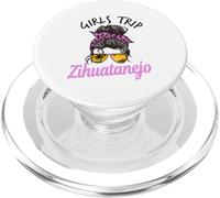 Chicas a Juego Viaje Zihuatanejo México moño desordenado PopSockets PopGrip para MagSafe