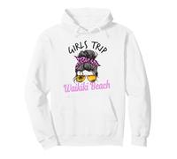 Chicas a Juego Waikiki Beach Moño de Pelo desordenado Sudadera con Capucha