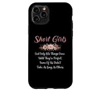 Chicas bajitas Dios solo permite que las cosas crezcan hasta que sean perfectas Carcasa para iPhone 11 Pro