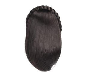 Chicas Banda Para Cabello Trenzada Con Extensiones De Diadema Para Fotografía Callejera Aire Libre Mujeres Toupee Extensiones Trenzadas