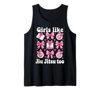Chicas como Jiu Jitsu Too Pink Bow Camiseta sin Mangas