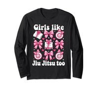 Chicas como Jiu Jitsu Too Pink Bow Manga Larga