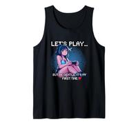 Chicas de anime: juguemos pero seamos amables, es mi primera vez Camiseta sin Mangas