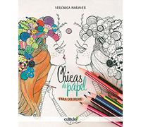 Chicas de papel para colorear