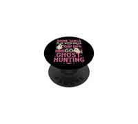 Chicas de Verdad Van a Cazar Fantasmas Divertido Halloween Paranormal PopSockets PopGrip Adhesivo