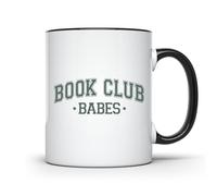 Chicas Del Club De Lectura Taza Con Asa Taza De Café Chic Mug Para Bebidas Frías Y Calientes Oficina Cacao 330Ml