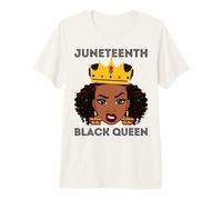 Chicas Femeninas de Juneteenth Black Queen Melanin Sister Sister Camiseta Premium