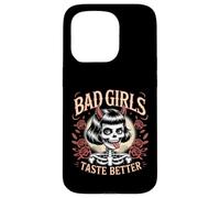 Chicas malas saben mejor - Vintage Devil Rebellious Girl Carcasa para iPhone 15 Pro