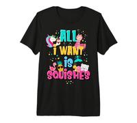 Chicas Que Ama A Squishy Colorido Todo Lo Que Quiero Es Squishies Camiseta Premium